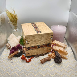 Boite à montre "Luxe" - Châtaignier, Grignon, Ebène, Padouk et Erable