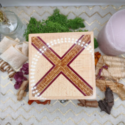 Boite à montre "Luxe" - Hêtre, Bubinga, Amarante et Erable