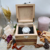 Boite à montre "Luxe" - Hêtre, Bubinga, Amarante et Erable