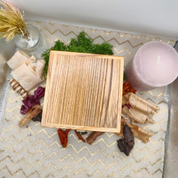 Boite à montre "Rustique" - Frêne olivier et Houx