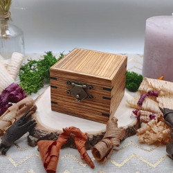 Ecrin à bague - Frène olivier, Ebène du Gabon