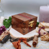 Petite boite "Luxe" - Sapelli, Narra rouge, Ebène et Erable