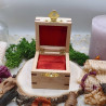 Ecrin à bague - Hêtre, Narra rouge et Padouk