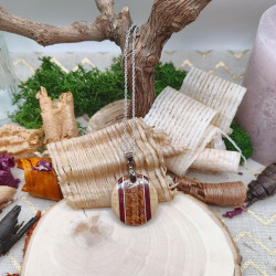 Pendentif Hêtre, Amarante, Bubinga et Erable