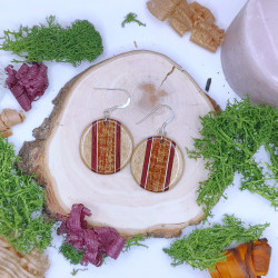 Boucles rondes - Hêtre, Bubinga, Amarante et Erable