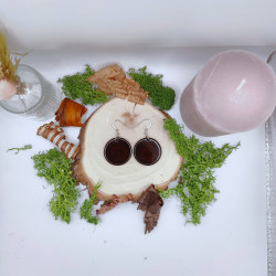 Boucles rondes - Narra mauve