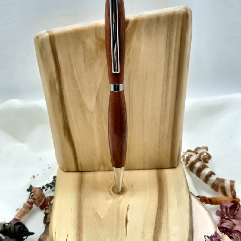 Stylo bille Essentiel en Massaranduba – Fait main | Zaksuo's Workshop