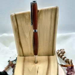 Stylo bille Essentiel en Massaranduba – Fait main | Zaksuo's Workshop