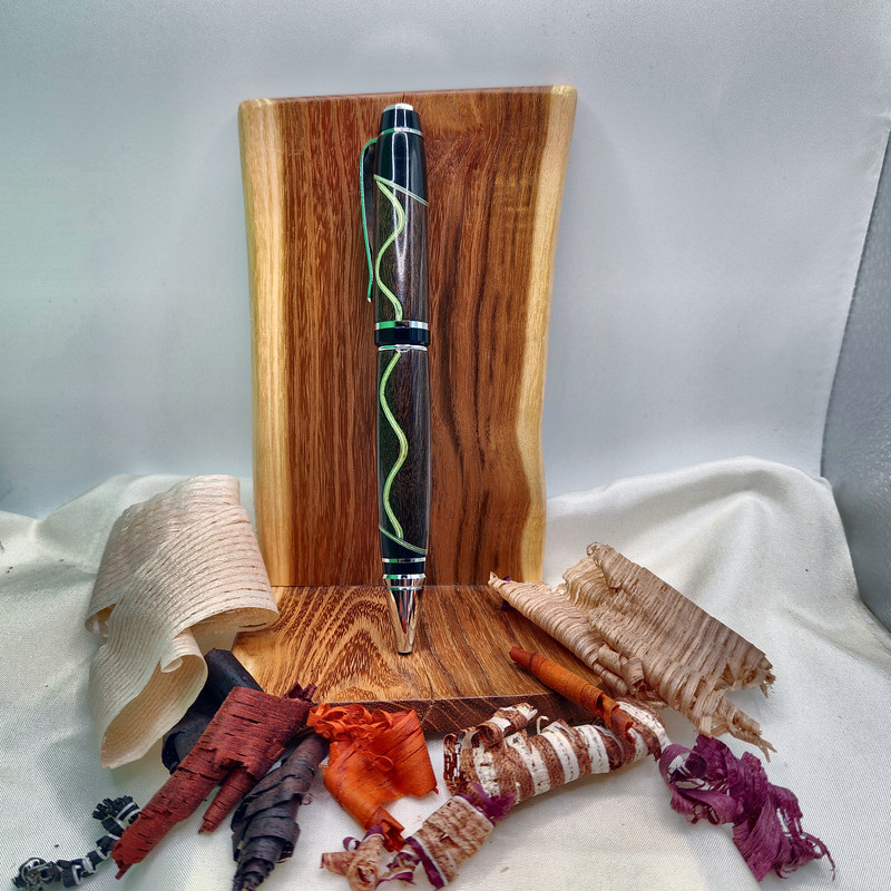 Stylo bille Prestige aux couleurs de Serpentard | Zaksuo's Workshop
