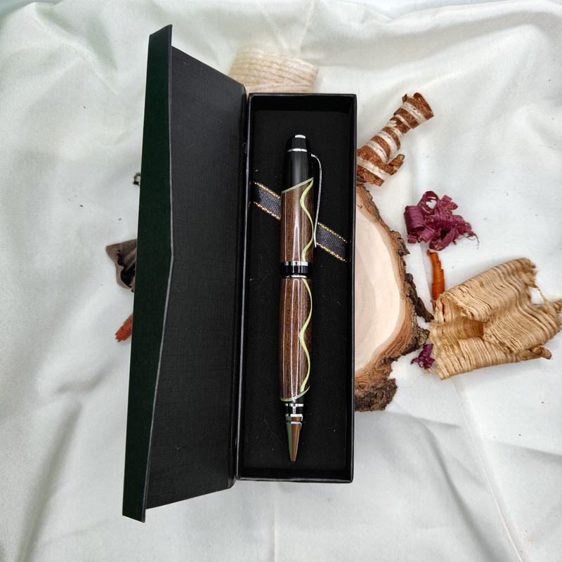 Stylo bille Prestige aux couleurs de Serpentard | Zaksuo's Workshop